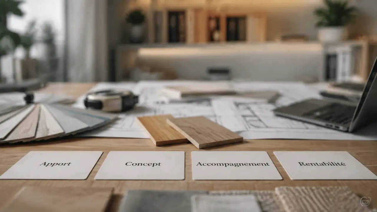Franchise aménagement intérieur : 4 critères pour trier l’apport, le concept et l’accompagnement
